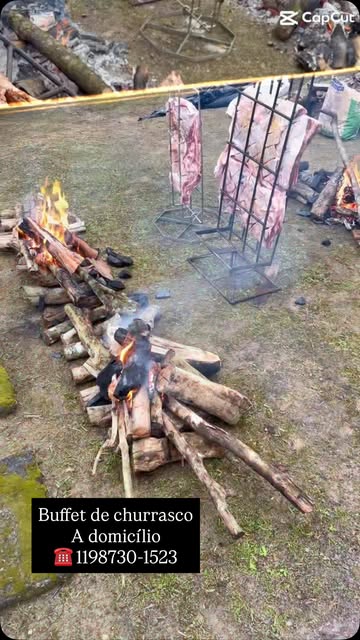Fogo de chão preparado pela F&C